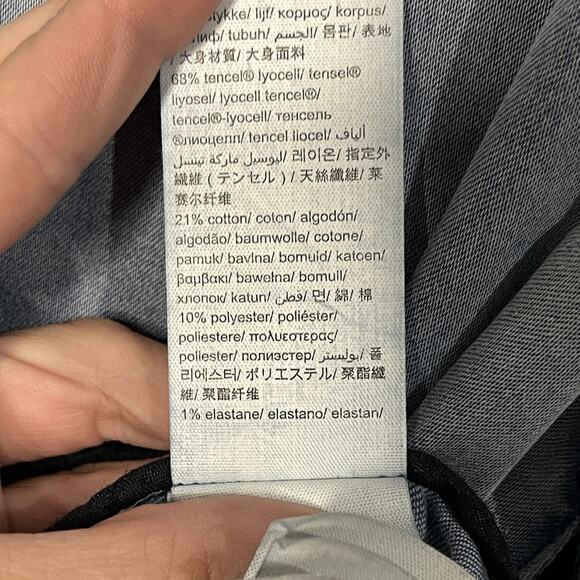 Calvin Klein Jeans Shirtdress Light Wash Denim Button Front Women Size XL - Picture 4 of 8